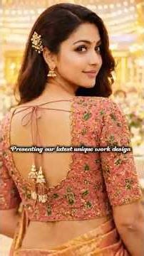 Latest unique maggam work blouse design #shanmukhadesigners