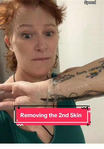 Removing 2nd Skin from My New Tattoo