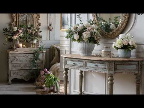 TRASH TO TREASURE: French Cottage Farmhouse Decor Ideas & Antique Furniture Restoration
