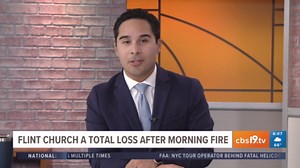 Flint church destroyed in fire