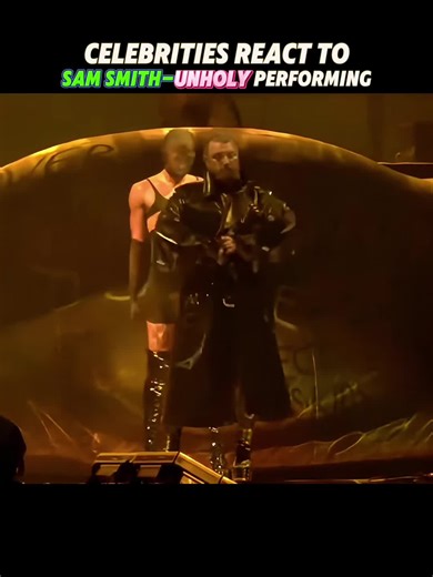 CELEBRITIES REACT TO Sam Smith – “UNHOLY” LIVE PERFORMANCE 🔥 #SamSmith #Unholy #CelebritiesReact #LivePerformance #ViralMoments
