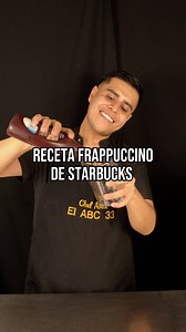 3.5M views · 148K reactions | RECETA FRAPPUCCINO DE STARBUCKS. 溜襤 #bebidas #frappe #starbucks | CHEF ALEX - ABC33 | Facebook