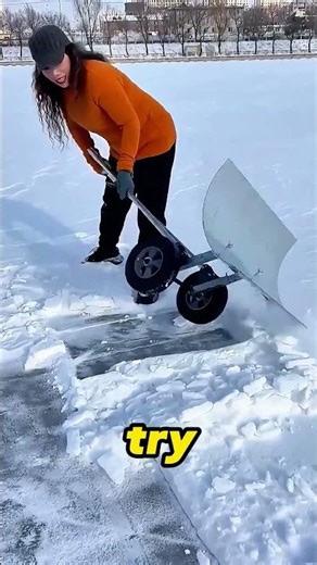 Mom's Classic Snow Removal Fail Plan！
