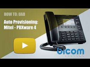 Auto Provisioning Mitel for PBXware 4
