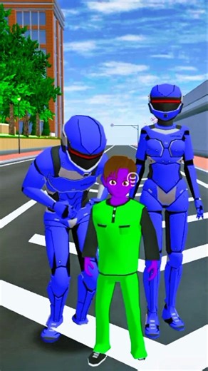 Robot dance with little Yuta on the road #shorts #short #shortvideo #viral 😱🕺💃👾