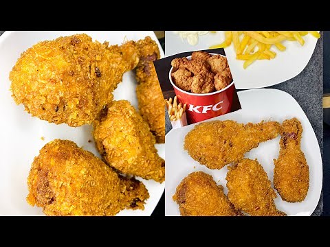 POULET KFC MAISON super facile/ crispy chicken/ poulet pané
