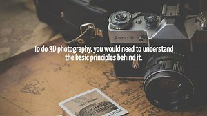 How To Do 3d Photography