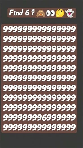 #ढूंढो #puzzle #naturalnumbers #quiztime #quiz #mathstricks find 6? 👀👻🤔🙈