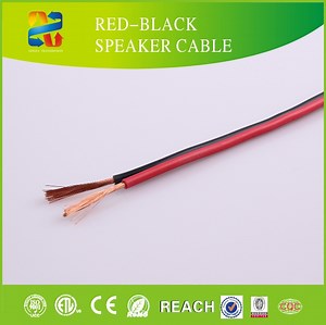 [Hot Item] Low Noise 2 Cores Flat Twins Transparent Speaker Cable Audio Wire