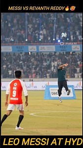 Leo Messi’s Grand Tour in Hyderabad 🇮🇳⚽ | Football Legend in Hyd | Messi Vs Revanth reddy🔥🥵 #messi