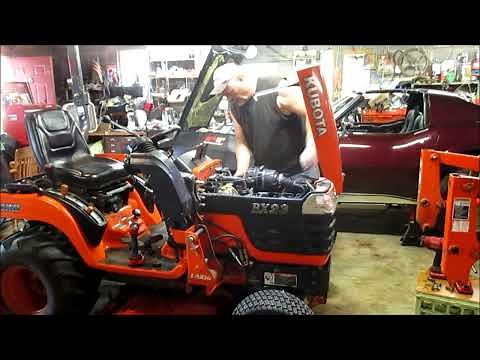 Kubota BX23D, How to wire in a start relay.