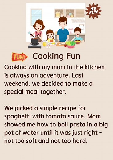 Cooking Fun with Mom: Spaghetti Recipe Adventure