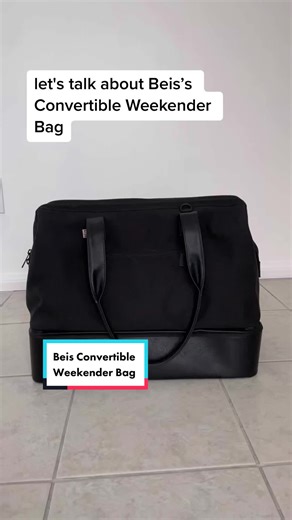 Beis Convertible Weekender Bag - Travel Essentials for On-the-Go Adventures