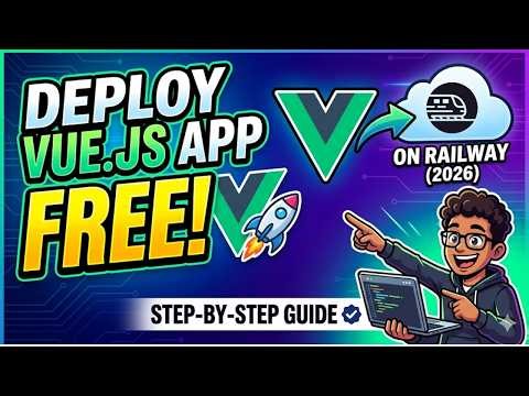 Deploy Vue.js App on Railway for FREE in 2026 🚀 (Step-by-Step)