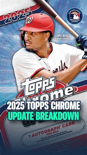 Ludex: Sports + TCG Card Scanning App on Instagram: "2025 Topps Chrome Update comes out today so here’s everything you need to know 👀"