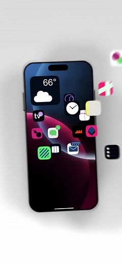 Clean Glassy Phone UI Motion Graphics in DaVinci Resolve