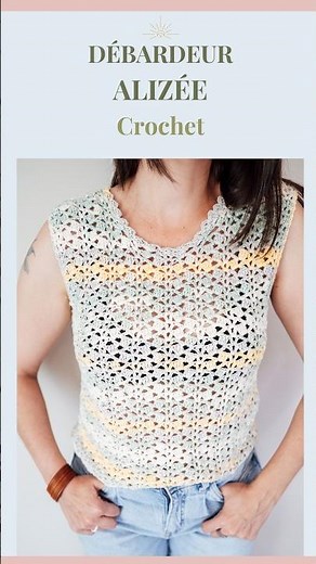 Top au crochet facile 🌿✨