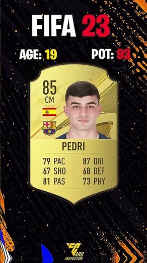 FC26: Pedri FIFA Evolution (FIFA 20 - FC 26) #Shorts #Pedri #Barcelona #FC26