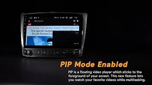 XTRONS Android 10 Car Stereo 10.1 Inch IPS Touch Screen GPS Navi Built-in Car Auto Play for Lexus IS