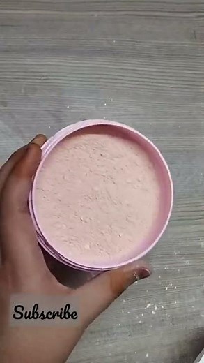 Homemade Compact Powder with only 2 ingredients || #shorts