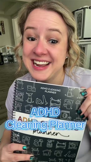 ADHD Cleaning Planner, Daily Schedule & Focus Checklist Notebook, Durable Cover, Smooth Pages, Home Office & Dorm Use, Office Stationery Essential #adhdcleaning #cleantok #stationary #tiktokshopcreatorpicks #giftidea