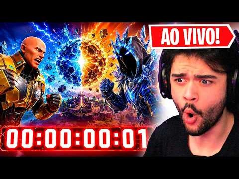 CHEGOU A HORA! EVENTO AO VIVO FRAGMENTADO FINAL DE TEMPORADA - FORTNITE AO VIVO