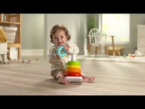 Fisher-Price Rock-A-Stack Baby Ring Stacking Toy