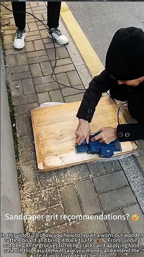 Fix Your Cutting Board: Easy DIY Restoration! 🪵🔧