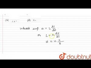 SI unit henry (H) of inductance can be written as