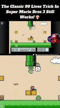 The Classic 99 Lives Trick In Super Mario Bros 3 Still Works! 🍄