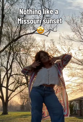 #sunset #missouri #beautiful #springtime #fyp
