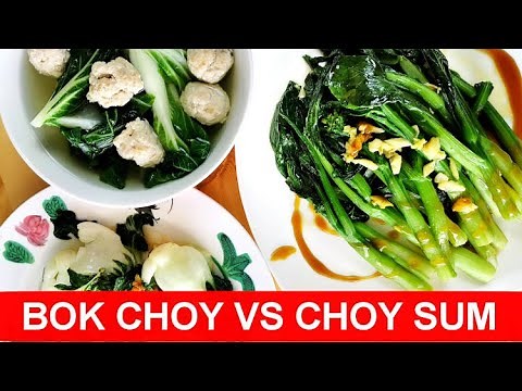 Bok choy vs choy sum- what are the differences, and the best way to cook