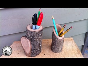 Comment fabriquer simplement un pot à crayon avec une branche !