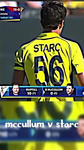 mccullum v starc #ipl #cricket #bowling #cricketlover #viral