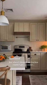 Making our kitchen look even more inviting and comfortable