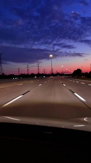 Night Drive Aesthetic Sunset Video