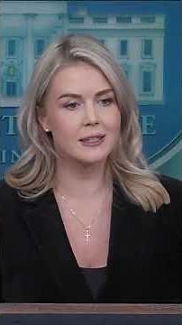 Karoline Leavitt responds to Trump’s ‘Piggy’ remark to a reporter