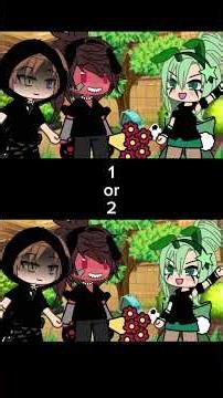 //1 or 2?//flash⚠️ #gachashorts #gacha