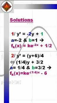 Equation différentielle Exercice#5