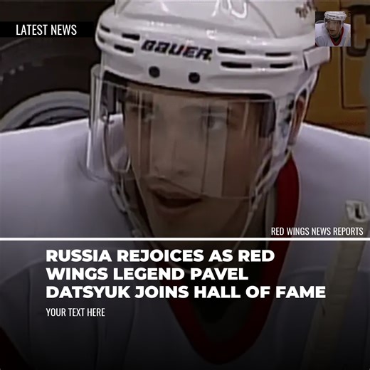 Russia Rejoices as Red Wings Legend Pavel Datsyuk Joins Hall of Fame