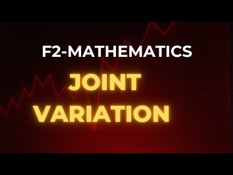 JOINT VARIATIONS FORM TWO MATHEMATICS