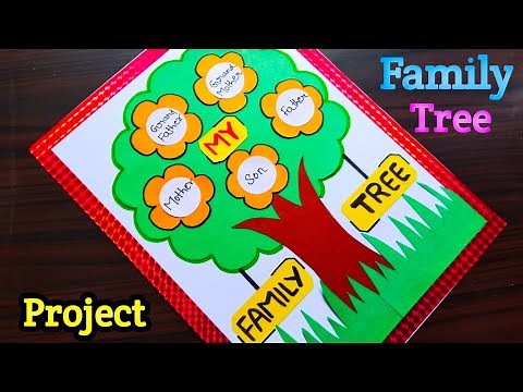 Family Tree / Family Tree School Project / How To Make Family Tree / Family Tree Project Ideas Easy