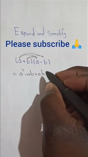 #mathmatics ; how to expand and simplify algebra expression.
