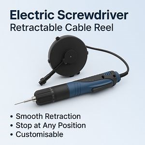 [Hot Item] Industrial Electric Screwdriver Retractable Cable Reel Automatic