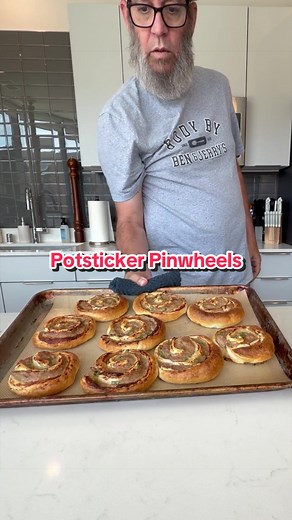 Potsticker Pinwheels Recipe for Sorority House Cooking