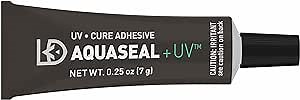 GEAR AID Aquaseal UV Repair Adhesive for Waders, Drysuits, Neoprene and Outdoor Gear – Quick-Drying, Sunlight-Activated, Waterproof Sealant, 0.25 oz