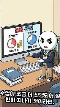 《생활법률 #14》 학원비 환불 가능할까요? 1분만에 정리해 드립니다. l 학원환불 l 학원비반환 l 학원법l 알권리
