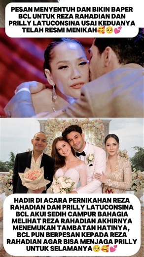 Tak Kuasa Menahan Sedih, Ini Pesan BCL untuk Reza Rahadian & Prilly Latuconsina🥺#rezarahardian