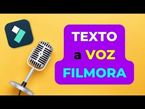 Convierte un Texto a VOZ con Filmora 12