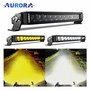 [Hot Item] Aurora Car LED Offroad Light Bar White/Yellow Light Bar for Jeep Uvt ATV